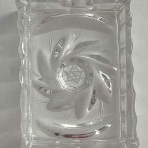 Vintage 1960’s Clear Glass Ashtray